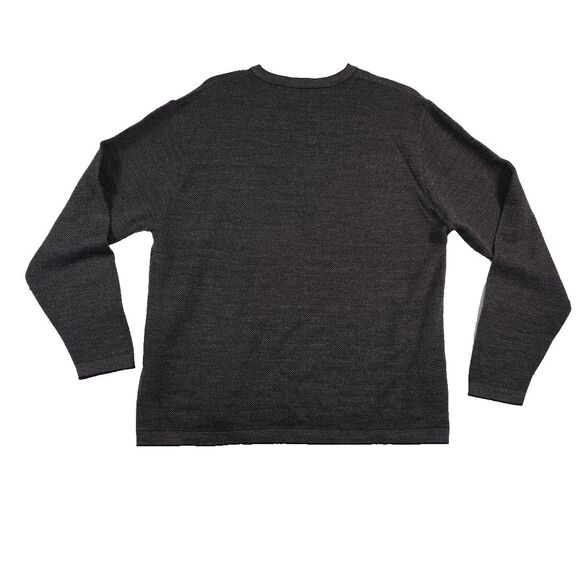 VTG 90s Segreto Sweater Men's L Made In Italy Merino Wool V Neck Y2K Skater Dad - Picture 2 of 7